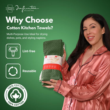 Kitchen Towels - - Cotton Dish Towel |15" x 25"