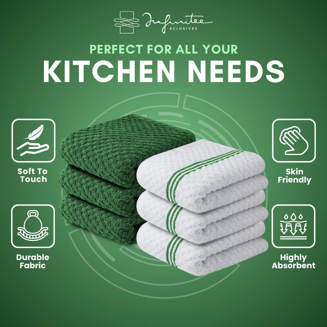 Kitchen Towels - - Cotton Dish Towel |15" x 25"