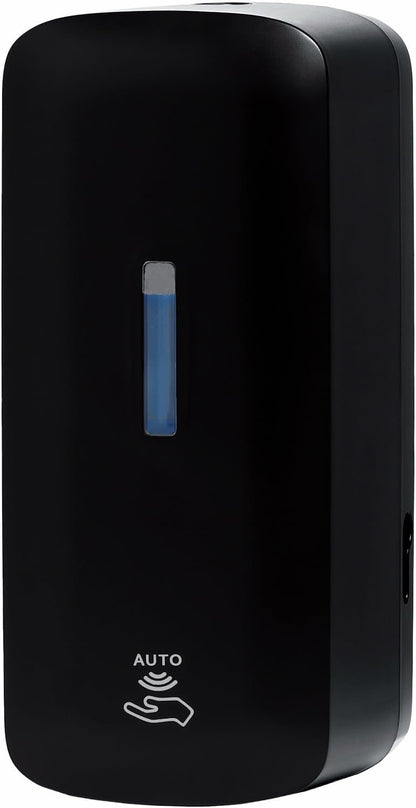 Automatic Soap Dispenser with Extra Large 40 oz. Capacity (Liquid/Gel) - Wall Mounted Hand Soap or Touchless Hand Sanitizer Unit for Commercial or Home Bathrooms - ADA Compliant (Black)