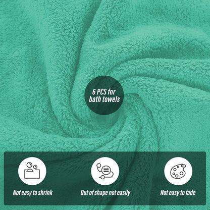 2 Pack Premium Bath Towel Set - Quick Drying - Microfiber Coral Velvet Highly Absorbent Towels - Multipurpose Use as Bath Fitness, Bathroom, Shower, Sports, Yoga Towel (Grey)