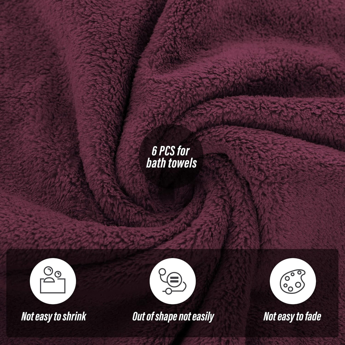 2 Pack Premium Bath Towel Set - Quick Drying - Microfiber Coral Velvet Highly Absorbent Towels - Multipurpose Use as Bath Fitness, Bathroom, Shower, Sports, Yoga Towel (Grey)
