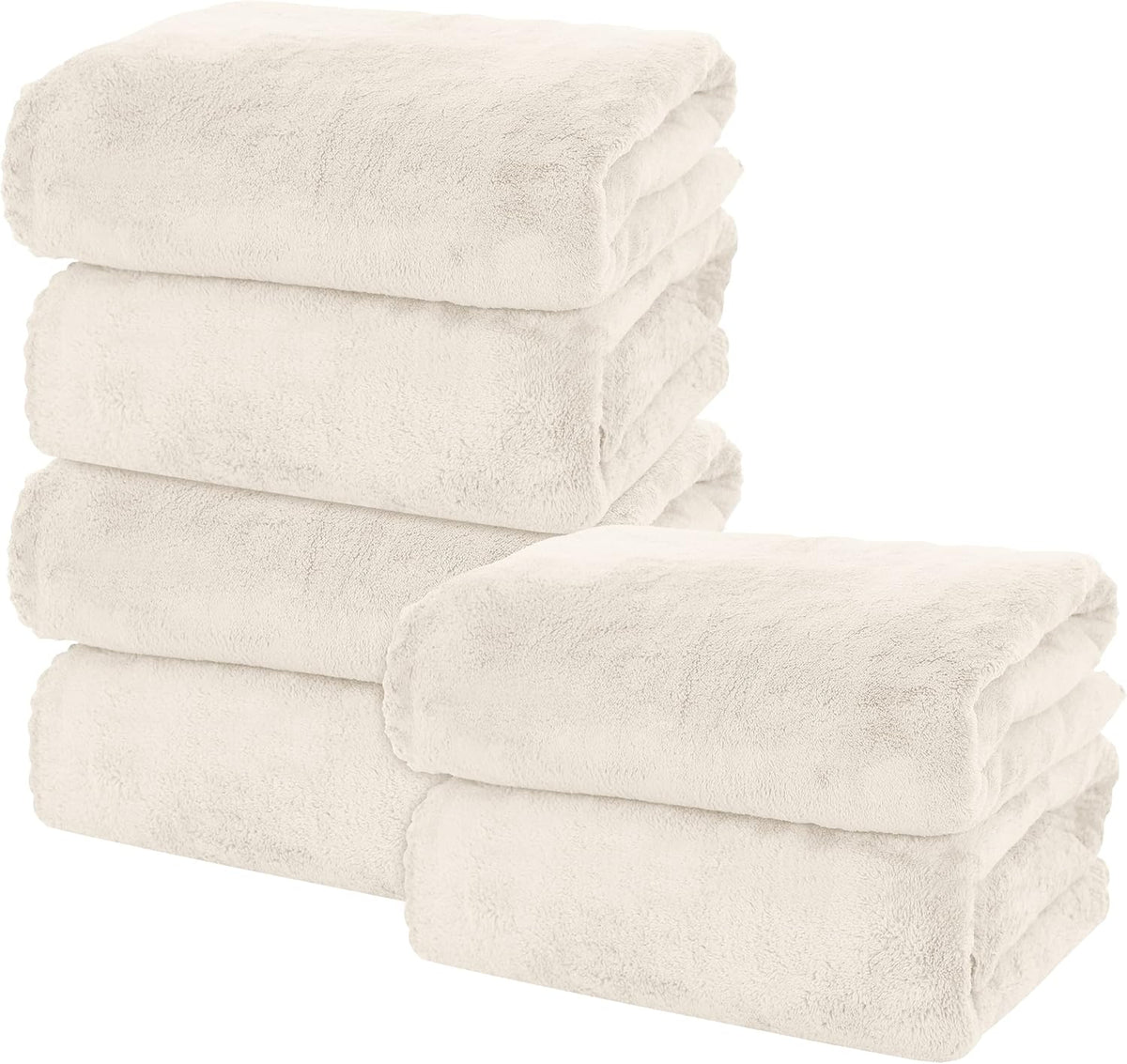 2 Pack Premium Bath Towel Set - Quick Drying - Microfiber Coral Velvet Highly Absorbent Towels - Multipurpose Use as Bath Fitness, Bathroom, Shower, Sports, Yoga Towel (Grey)