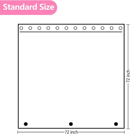 Waterproof Fabric Shower Curtain Liner with 3 Extra-Large Magnets, 72 x 72 inch Washable Cloth Shower Liner Odorless Hotel Quality, Neutral White Lightweight Shower Curtain for Bathroom