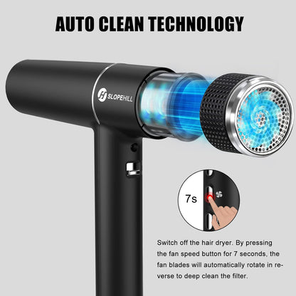 Hair Dryer with Unique Brushless Motor | Intelligent Fault Diagnosis | Innovative Microfilter | Oxy Active Technology | Led Display (Grey)