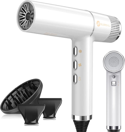 Hair Dryer with Unique Brushless Motor | Intelligent Fault Diagnosis | Innovative Microfilter | Oxy Active Technology | Led Display (Grey)
