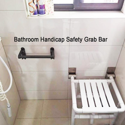 Suction Grab Bars for Showers，Bathroom Shower Grab Bar, Suction Cup Mount, Removable Shower Grab Bar, Suction Cup Grab Bar No Drilling Required, Gray