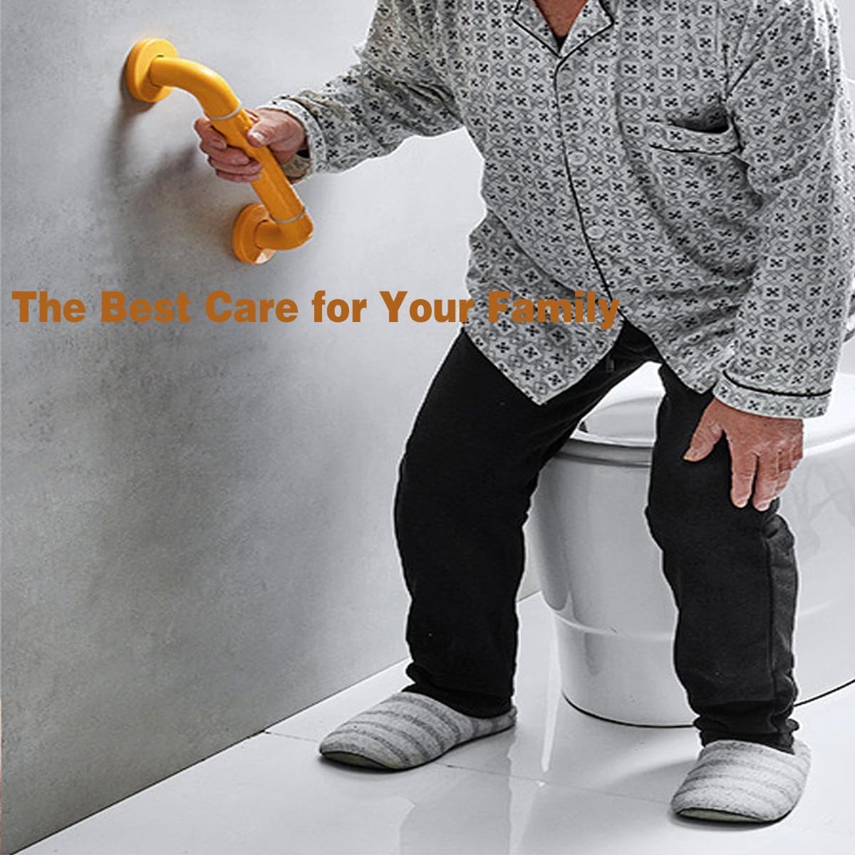 Suction Grab Bars for Showers，Bathroom Shower Grab Bar, Suction Cup Mount, Removable Shower Grab Bar, Suction Cup Grab Bar No Drilling Required, Gray