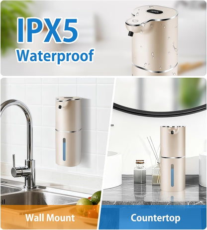 Automatic Foaming Soap Dispenser Digital Display, 6-Level Foam Adjustable
