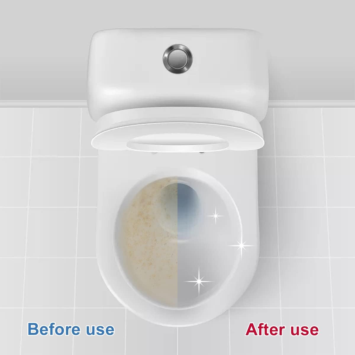 KIISIISO Toilet Bowl Cleaners 40 PACK, Long-Lasting Toilet Bowl Cleaner Tablets with Sustained-Release Technology Against Tough Stains,Automatic Toilet Cleaner for Deodorizing & Descaling