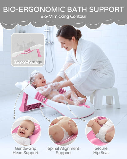 Baby Bath Support for Babies 0-6 Months Grey
