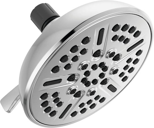 Faucet 8-Spray Touch-Clean Chrome Shower Head, Shower Heads, Showerhead, Shower Head Chrome, 2.5 GPM Water Flow, Chrome 75898