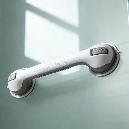 Shower Grab Bars for Seniors, Shower Handles for Elderly Suction Cup,2 Pack 16.15 Inch,Handicap Grab Bars for Bathtubs and Showers Wall, Bathroom Safety for Showers Walls Heavy Duty, No Drilling，Grey