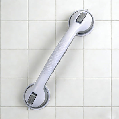 Shower Grab Bars for Seniors, Shower Handles for Elderly Suction Cup,2 Pack 16.15 Inch,Handicap Grab Bars for Bathtubs and Showers Wall, Bathroom Safety for Showers Walls Heavy Duty, No Drilling，Grey