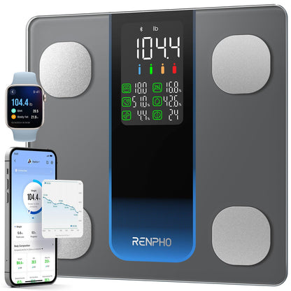 Smart Scale for Body Weight, Body Fat, BMI, 7-in-1 Display, 500Ibs