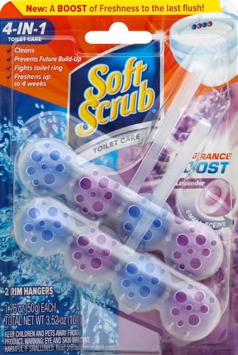 4-in-1 Rim Hanger Toilet Bowl Cleaner, Lavender