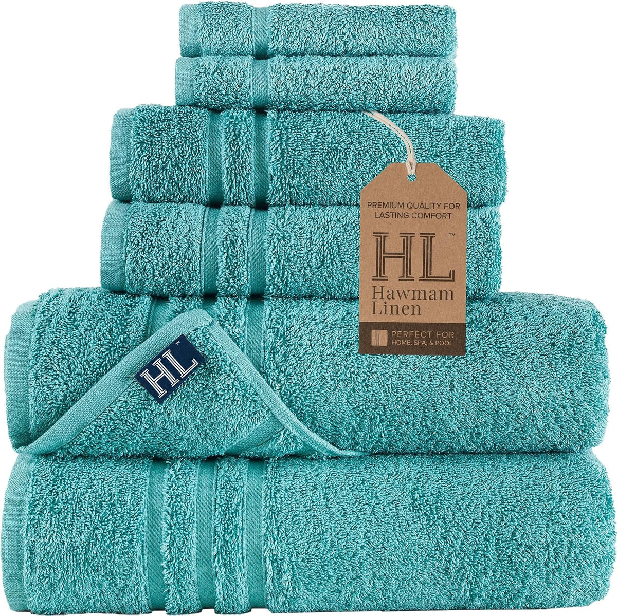 White Bath Towels 4 Pack 27 x 54 Inches 100% Turkish Cotton Soft Lightweight and Highly Absorbent Quick Drying Towels, Premium Quality Perfect for Daily Use