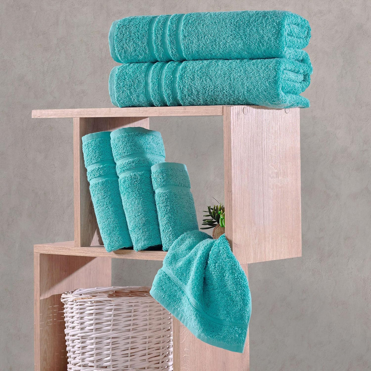 White Bath Towels 4 Pack 27 x 54 Inches 100% Turkish Cotton Soft Lightweight and Highly Absorbent Quick Drying Towels, Premium Quality Perfect for Daily Use