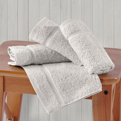 White Bath Towels 4 Pack 27 x 54 Inches 100% Turkish Cotton Soft Lightweight and Highly Absorbent Quick Drying Towels, Premium Quality Perfect for Daily Use