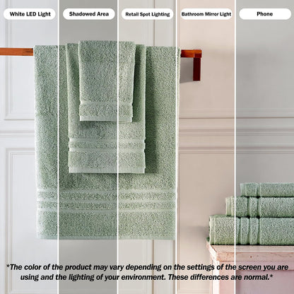 White Bath Towels 4 Pack 27 x 54 Inches 100% Turkish Cotton Soft Lightweight and Highly Absorbent Quick Drying Towels, Premium Quality Perfect for Daily Use