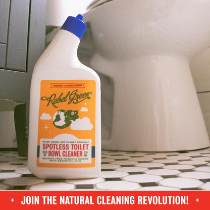 Spotless Toilet Bowl Cleaner, Plant-Derived Bathroom Cleaner