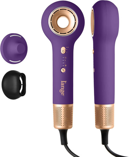 Axia HaloRing Ionic Hair Dryer | High Speed Professional Blow Dryer for Smooth, Frizz-Free Styles | Lightweight Brushless Motor with Concentrator & Wall Mount | 4 Heat Settings | Blush