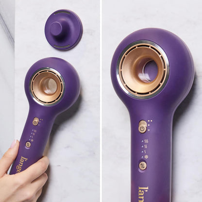 Axia HaloRing Ionic Hair Dryer | High Speed Professional Blow Dryer for Smooth, Frizz-Free Styles | Lightweight Brushless Motor with Concentrator & Wall Mount | 4 Heat Settings | Blush