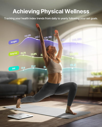 Smart Scale for Body Weight, BMI & Body Fat, 13 Metrics, Bluetooth