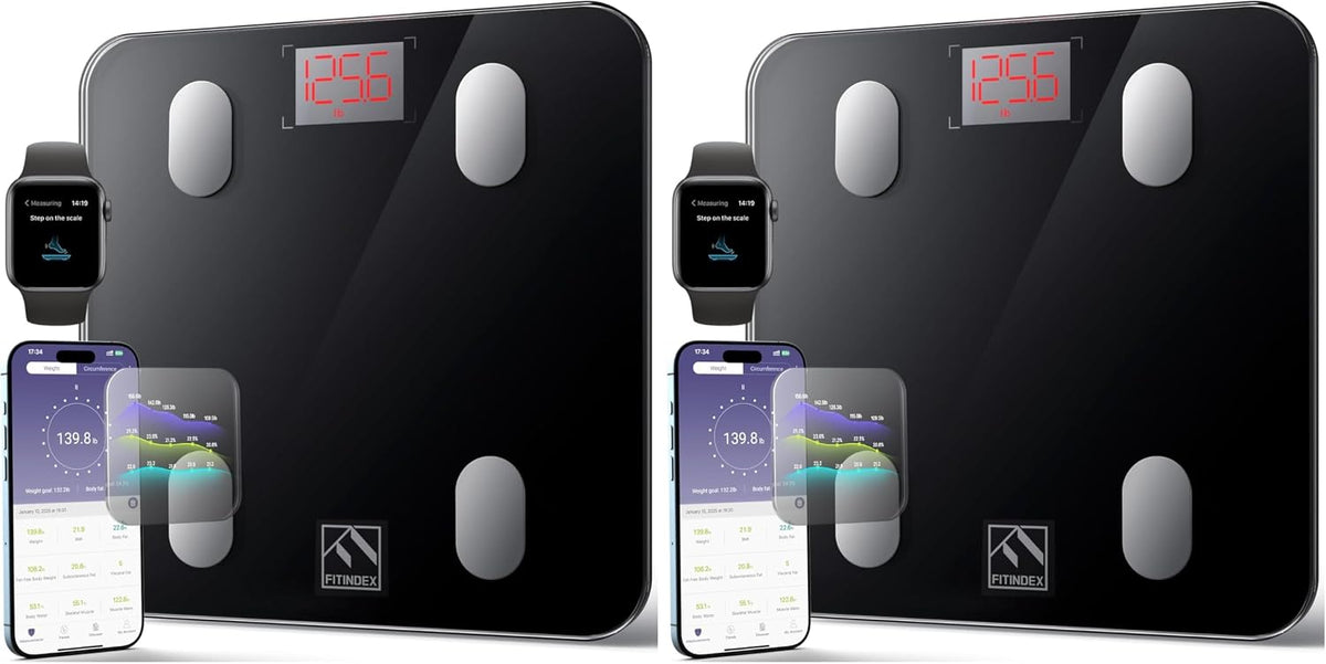 Smart Scale for Body Weight, BMI & Body Fat, 13 Metrics, Bluetooth