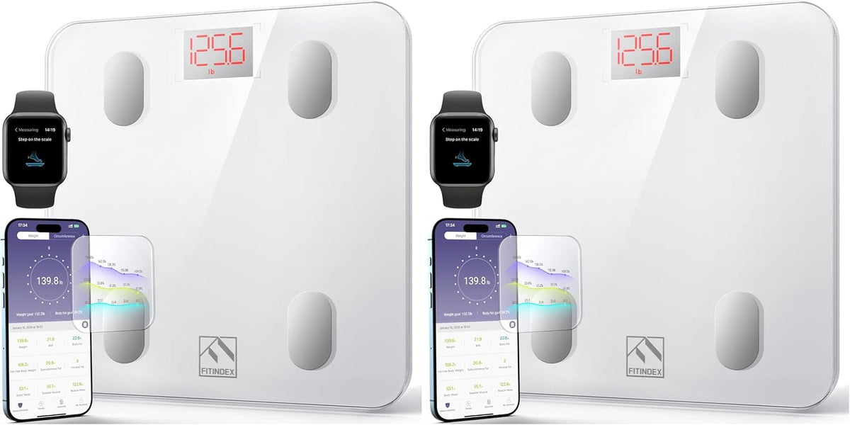 Smart Scale for Body Weight, BMI & Body Fat, 13 Metrics, Bluetooth