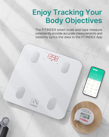 Smart Scale for Body Weight, BMI & Body Fat, 13 Metrics, Bluetooth