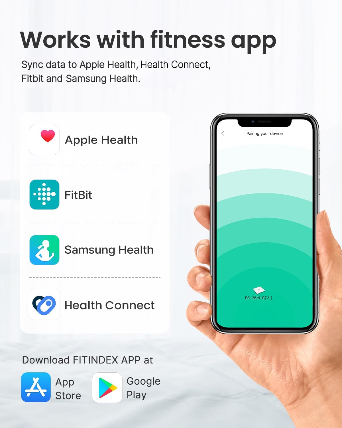 Smart Scale for Body Weight, BMI & Body Fat, 13 Metrics, Bluetooth