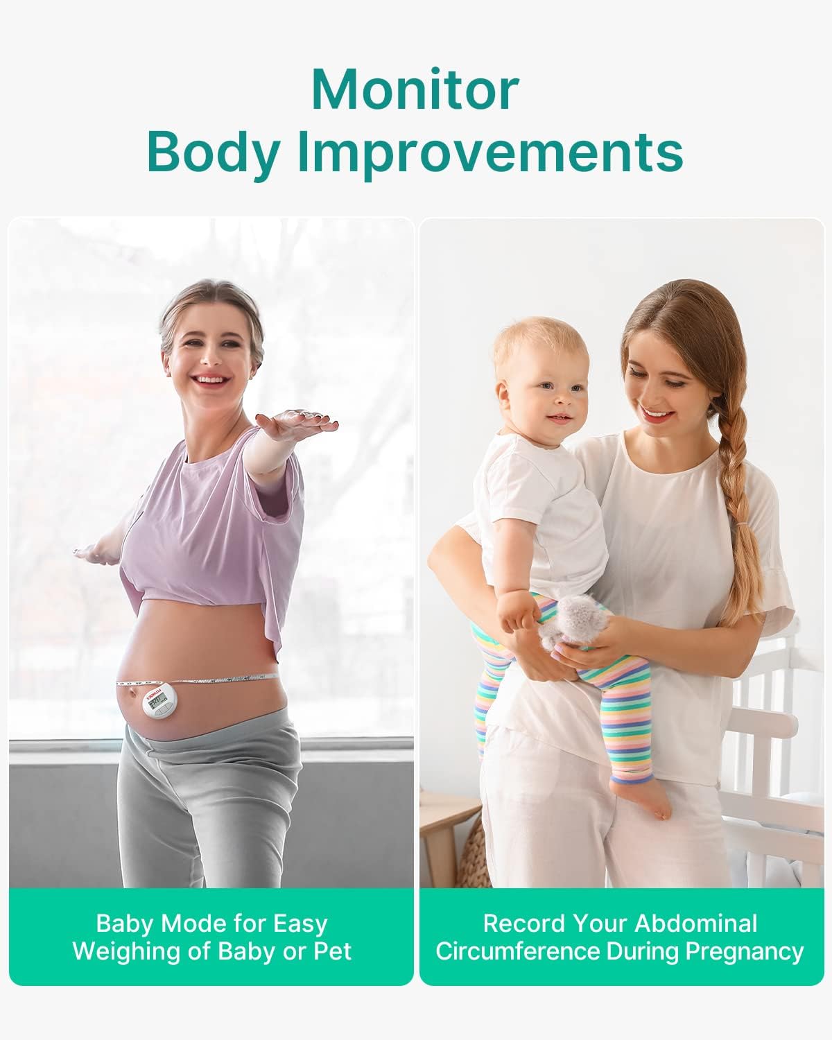 Smart Scale for Body Weight, BMI & Body Fat, 13 Metrics, Bluetooth