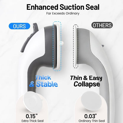 2PK Grab Bars for Shower Handle, Elderly Assistance Products, Grey