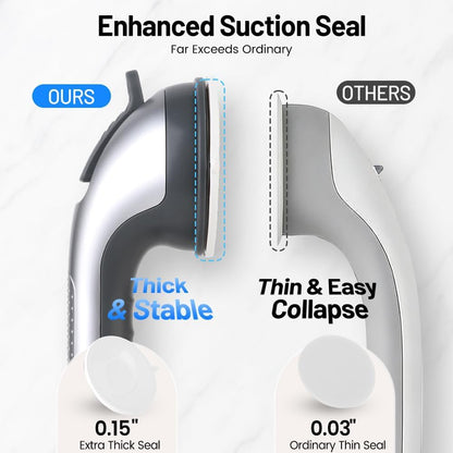 2PK Grab Bars for Shower Handle, Elderly Assistance Products, Grey