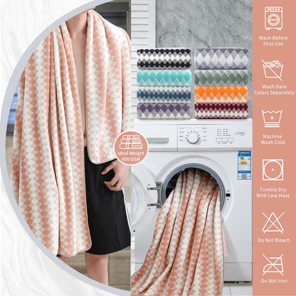 Bath Towel Set Gray 4Pack-35x70 Towel,600GSM Ultra Soft Microfibers Bathroom Towel Set Extra Large Plush Bath Sheet Towel,Highly Absorbent Quick Dry Oversized Towels Spa Hotel Luxury Shower Towels