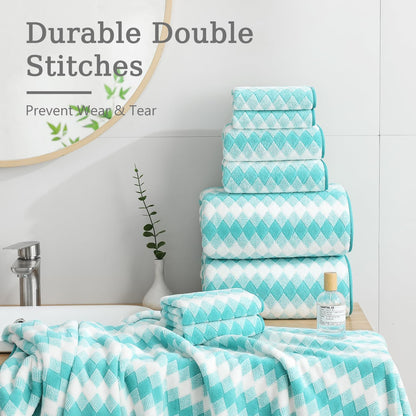 Bath Towel Set Gray 4Pack-35x70 Towel,600GSM Ultra Soft Microfibers Bathroom Towel Set Extra Large Plush Bath Sheet Towel,Highly Absorbent Quick Dry Oversized Towels Spa Hotel Luxury Shower Towels