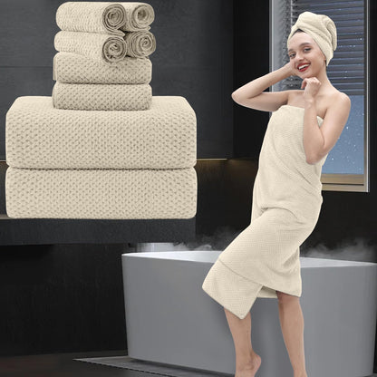 Bath Towel Set Gray 4Pack-35x70 Towel,600GSM Ultra Soft Microfibers Bathroom Towel Set Extra Large Plush Bath Sheet Towel,Highly Absorbent Quick Dry Oversized Towels Spa Hotel Luxury Shower Towels