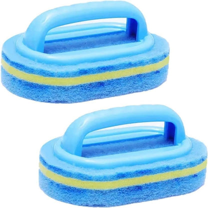 2 Sets of Bathroom Tiles, Kitchen Bathtub, Toilet and Cleaning Brush | Suitable for cleaning bathrooms, kitchens, bathtub tiles and glass - Effective in removing water stains