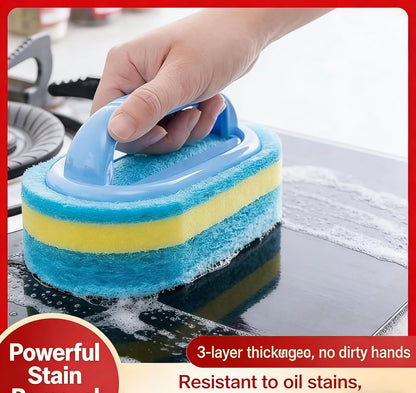 2 Sets of Bathroom Tiles, Kitchen Bathtub, Toilet and Cleaning Brush | Suitable for cleaning bathrooms, kitchens, bathtub tiles and glass - Effective in removing water stains