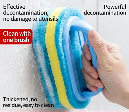 2 Sets of Bathroom Tiles, Kitchen Bathtub, Toilet and Cleaning Brush | Suitable for cleaning bathrooms, kitchens, bathtub tiles and glass - Effective in removing water stains