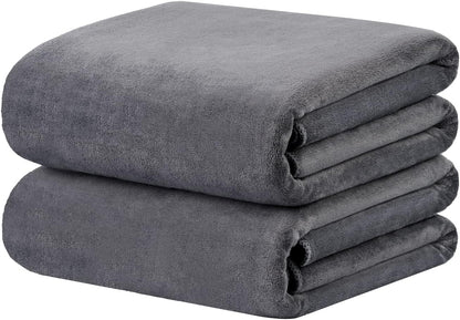 Microfiber Bath Towel (30" x 60"), Oversized Thick Towels, Soft, Super Absorbent and Fast Drying, No Fading Multipurpose Use for Sports, Travel, Fitness, Yoga, 30 in 60 in, Grey Count | Microfiber, Hanging Loop, Oversized, Soft & Absorbent, Fast
