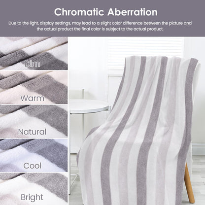 Microfiber Bath Towel (30" x 60"), Oversized Thick Towels, Soft, Super Absorbent and Fast Drying, No Fading Multipurpose Use for Sports, Travel, Fitness, Yoga, 30 in 60 in, Grey Count | Microfiber, Hanging Loop, Oversized, Soft & Absorbent, Fast