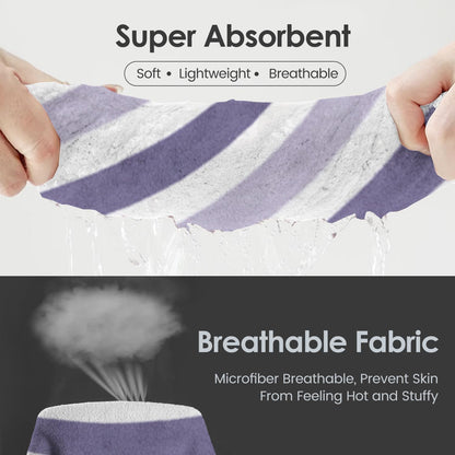 Microfiber Bath Towel (30" x 60"), Oversized Thick Towels, Soft, Super Absorbent and Fast Drying, No Fading Multipurpose Use for Sports, Travel, Fitness, Yoga, 30 in 60 in, Grey Count | Microfiber, Hanging Loop, Oversized, Soft & Absorbent, Fast