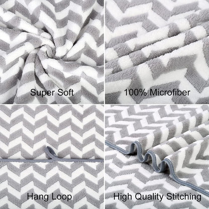 Microfiber Bath Towel (30" x 60"), Oversized Thick Towels, Soft, Super Absorbent and Fast Drying, No Fading Multipurpose Use for Sports, Travel, Fitness, Yoga, 30 in 60 in, Grey Count | Microfiber, Hanging Loop, Oversized, Soft & Absorbent, Fast