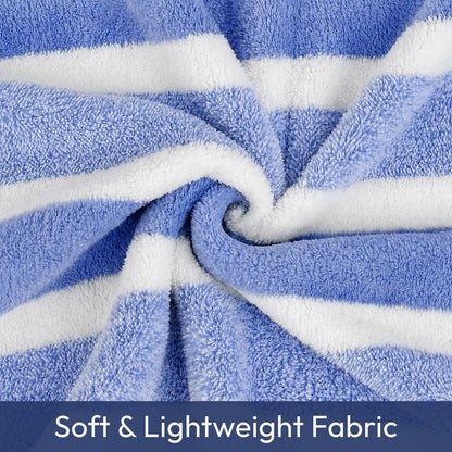 Microfiber Bath Towel (30" x 60"), Oversized Thick Towels, Soft, Super Absorbent and Fast Drying, No Fading Multipurpose Use for Sports, Travel, Fitness, Yoga, 30 in 60 in, Grey Count | Microfiber, Hanging Loop, Oversized, Soft & Absorbent, Fast