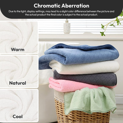 Microfiber Bath Towel (30" x 60"), Oversized Thick Towels, Soft, Super Absorbent and Fast Drying, No Fading Multipurpose Use for Sports, Travel, Fitness, Yoga, 30 in 60 in, Grey Count | Microfiber, Hanging Loop, Oversized, Soft & Absorbent, Fast