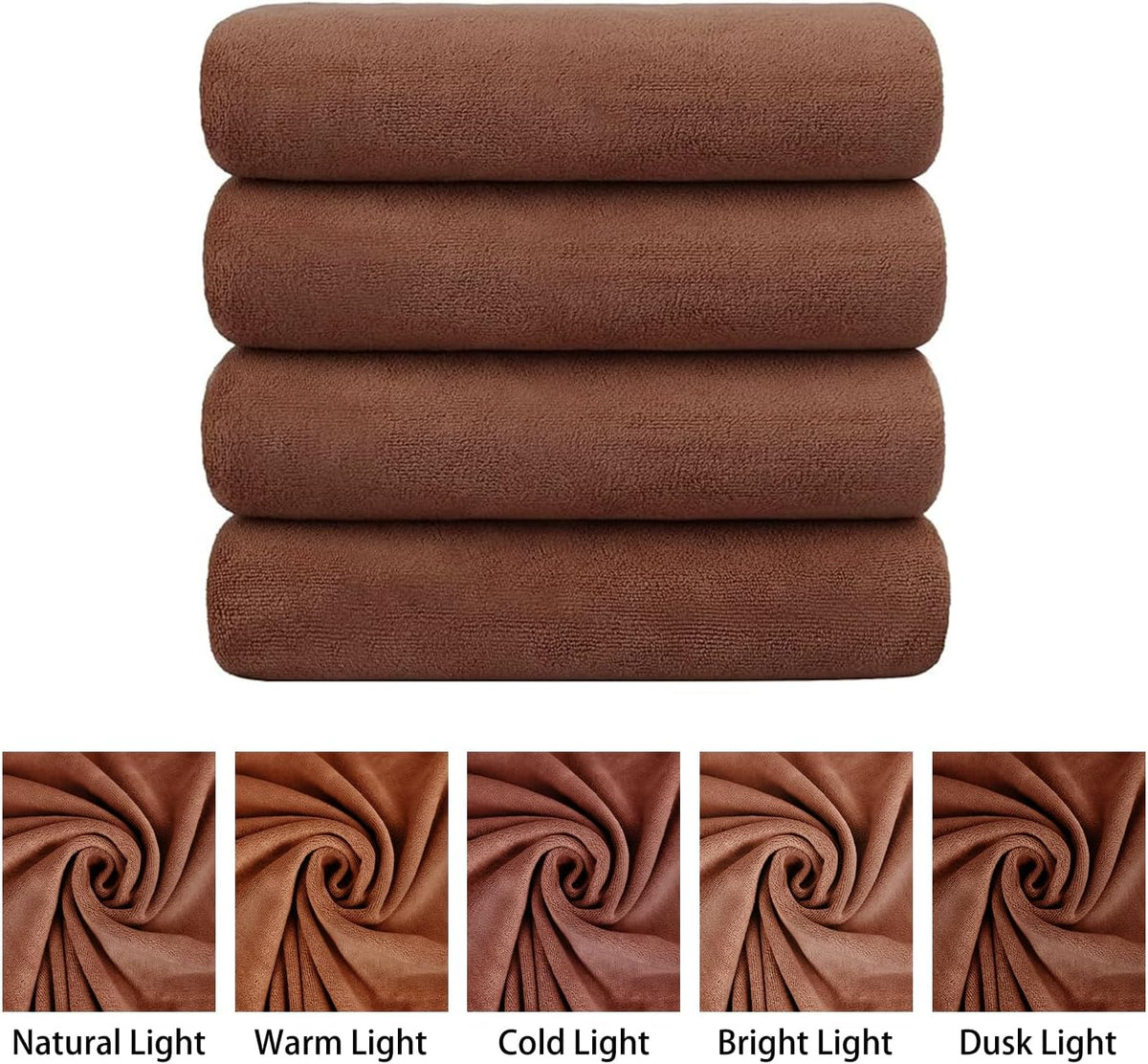 Microfiber Bath Towel (30" x 60"), Oversized Thick Towels, Soft, Super Absorbent and Fast Drying, No Fading Multipurpose Use for Sports, Travel, Fitness, Yoga, 30 in 60 in, Grey Count | Microfiber, Hanging Loop, Oversized, Soft & Absorbent, Fast