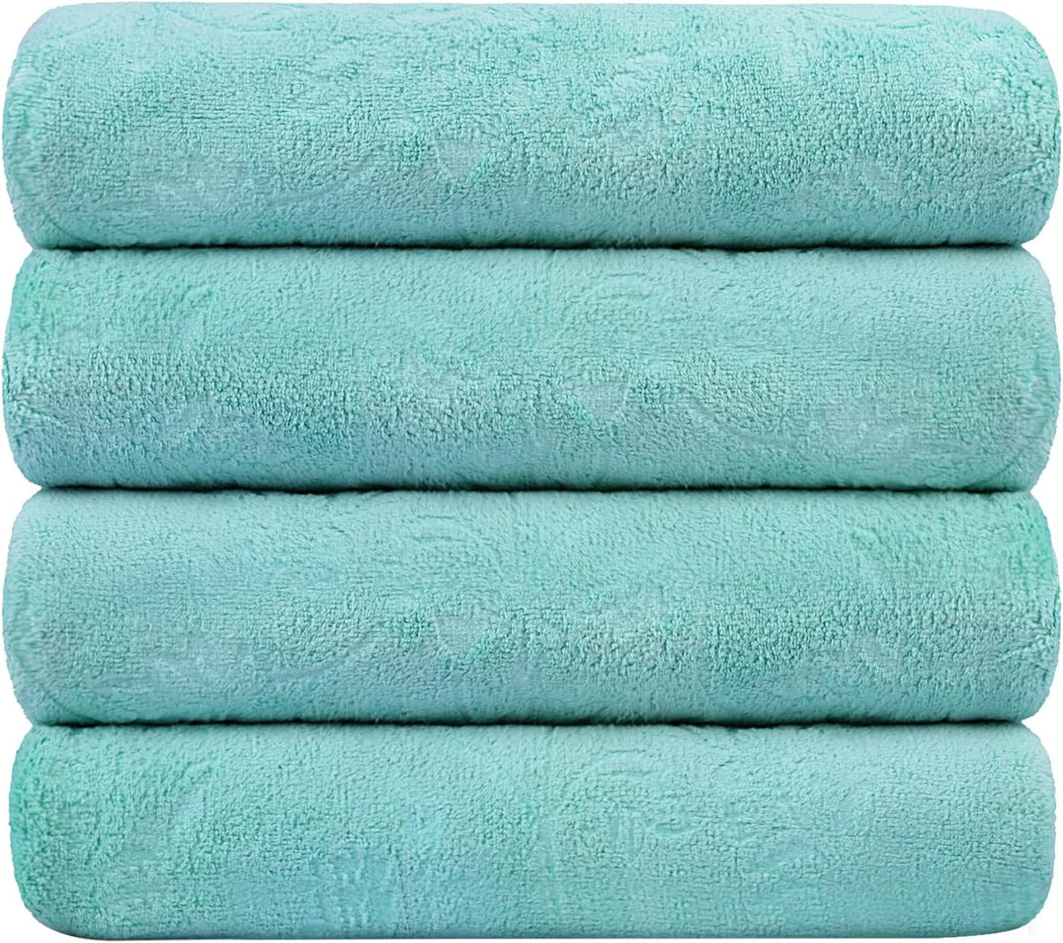 Microfiber Bath Towel (30" x 60"), Oversized Thick Towels, Soft, Super Absorbent and Fast Drying, No Fading Multipurpose Use for Sports, Travel, Fitness, Yoga, 30 in 60 in, Grey Count | Microfiber, Hanging Loop, Oversized, Soft & Absorbent, Fast