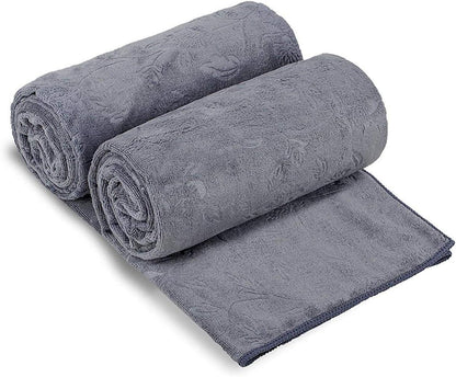 Microfiber Bath Towel (30" x 60"), Oversized Thick Towels, Soft, Super Absorbent and Fast Drying, No Fading Multipurpose Use for Sports, Travel, Fitness, Yoga, 30 in 60 in, Grey Count | Microfiber, Hanging Loop, Oversized, Soft & Absorbent, Fast