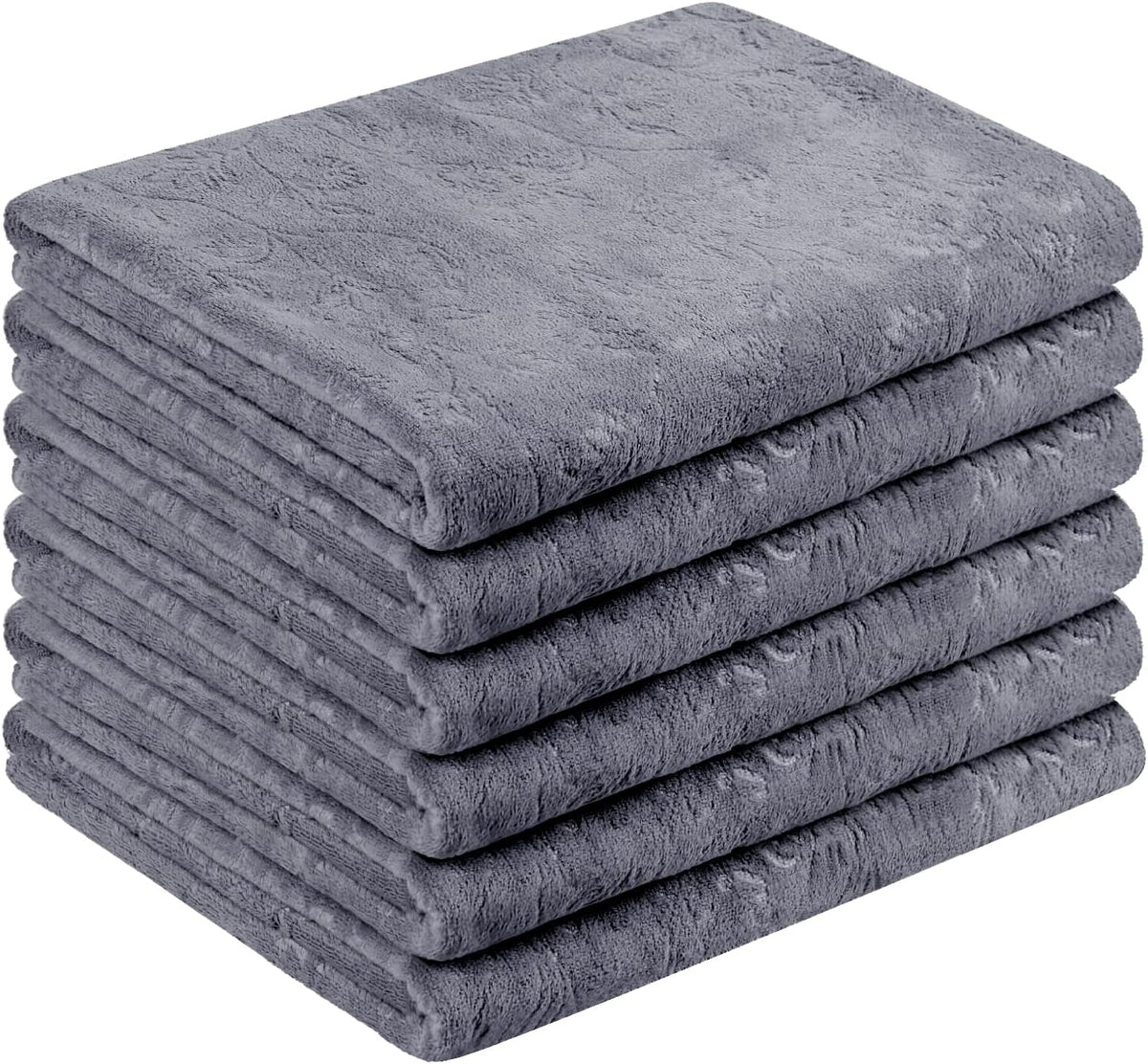 Microfiber Bath Towel (30" x 60"), Oversized Thick Towels, Soft, Super Absorbent and Fast Drying, No Fading Multipurpose Use for Sports, Travel, Fitness, Yoga, 30 in 60 in, Grey Count | Microfiber, Hanging Loop, Oversized, Soft & Absorbent, Fast